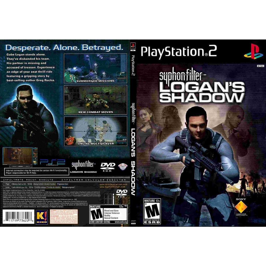 Syphon Filter - Logan's Shadow แผ่นเกมส์ PS2