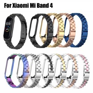 สายนาฬิกาข้อมือโลหะสําหรับ for xiaomi mi band 4/3 miband 3 4