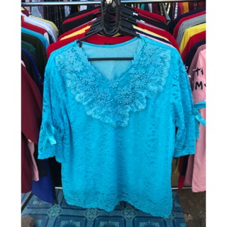 🔥เสื้อแฟชั่น เสื้อทำงาน เสื้อคนสูงอายุ เสื้อคนแก่ เสื้อลูกไม้ พร้อมส่ง!