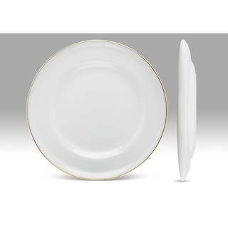 PEARL แก้วเนื้อมุก Dinner plate - จานแบน ขนาด 12" (รหัส 213)