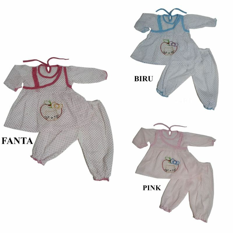 SD001 BABY DRESS SET แขนยาวหลากสี