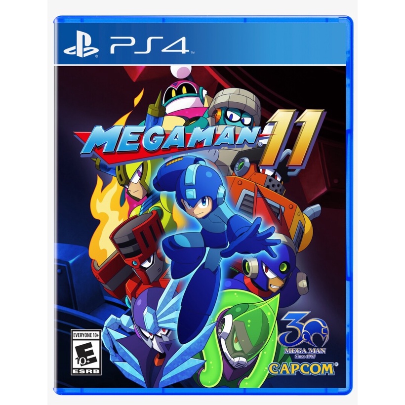 Mega man 11 (Rockman 11)  for PS4 โซนออล ภาษา English แผ่นใหม่มือหนึ่งในซีล ตรงปก