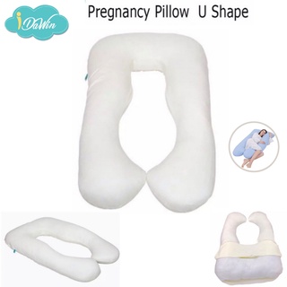 Idawin หมอนรองครรภ์ หมอนคนท้อง หมอนสำหรับคนท้อง หมอนรองครรภ์คุณแม่ Pregnancy Pillow - U Shape Bamboo cream