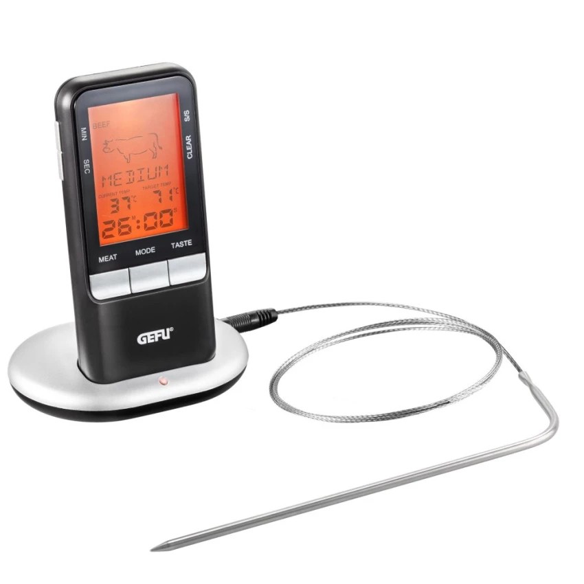 GEFU Digital Radio Roast Thermometer ที่วัดอุณหภูมิอาหาร รุ่น 21850 (Stainless steel)