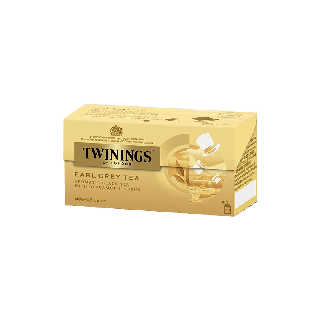 Twinings Earl Grey Tea ทไวนิงส์ ชาสีทองอ่อน รสเบา เอิร์ล เกรย์ ชนิดซอง 2 กรัม แพ็ค 25 ซอง (สินค้าอยู่ระหว่างเปลี่ยน Package)