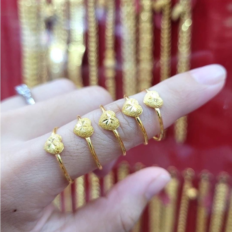 แหวนทอง แหวนทองแท้ ทองเยาวราช แหวนทอง0.6กรัม