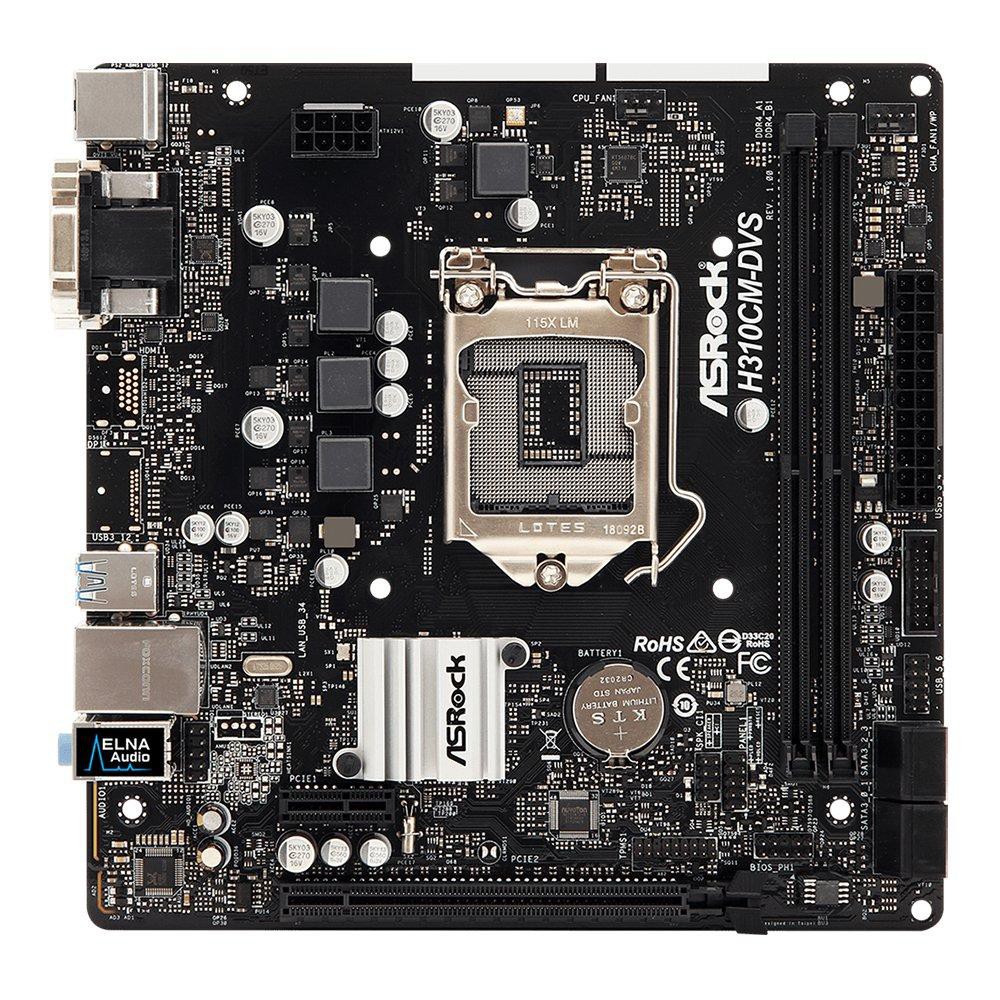 ↂ☼JIB MAINBOARD (เมนบอร์ด) 1151 ASROCK H310CM-DVS