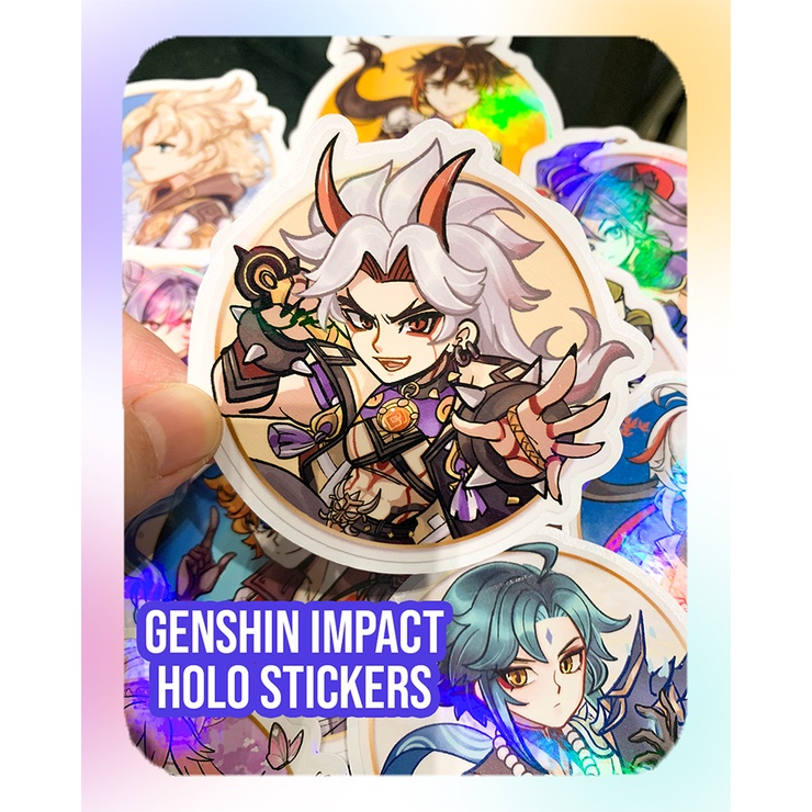 สติ๊กเกอร์ Genshin Impact Holo
