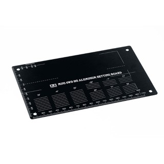 Tamiya 95507 – Mini 4WD HG Aluminum Setting Board (Black)