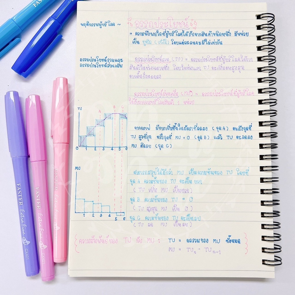 สมุดเลคเชอร์ ขนาด A5 จำนวน 60 แผ่น 120 หน้า - รูปที่ 5