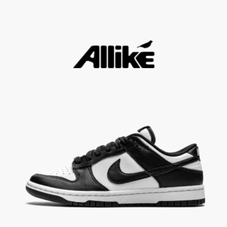 Alllike - NIKE DUNK LOW BLACK WHITE black and white panda sneakers flat shoes couple DD1391 100
