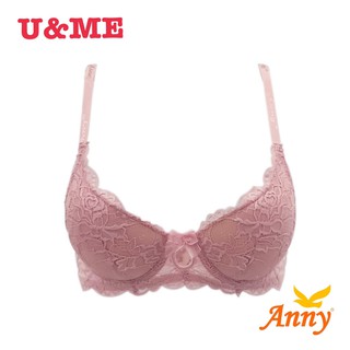 U&amp;MEชุดชั้นใน บราAnnyมีโคร ดันทรง ฟองนุ่มหนา1cm ทรงสวยใส่สบาย@2389