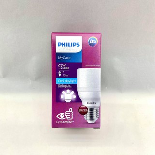 หลอดไฟLED Philips LED (9 วัตต์,E27) รุ่น LED Bright 9W คลูเดย์ไลท์ 6500K ประหยัดไฟ (ประกัน1ปี) ทัศศิพร Tassiporn