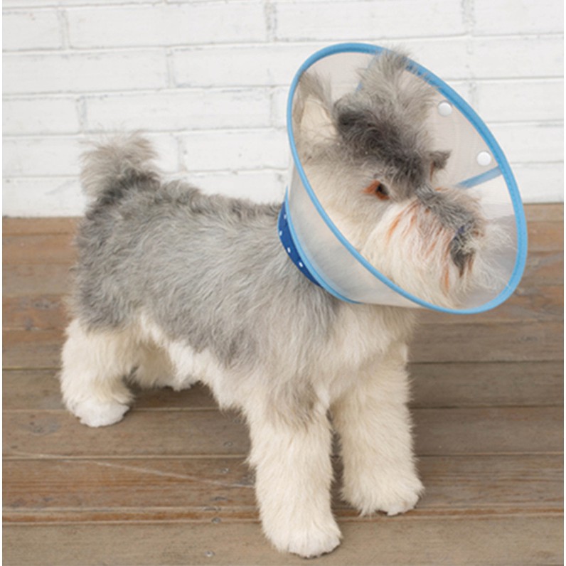 ปลอกคอกันเลีย สำหรับสัตว์เลี้ยง สุนัข แมว ลำโพงหมา ลำโพงแมว มีหลายขนาด ป้องกันการกัด ขอบเป็นผ้านุ่ม / Elizabethan collar - รูปที่ 5