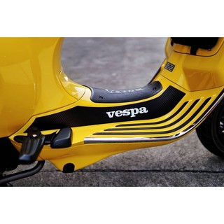 สติ้กเกอร์กันรอยพื้นเวสป้า (1คู่ 2 ชิ้น) ปิดรอยVESPA ของแต่งเวสป้า