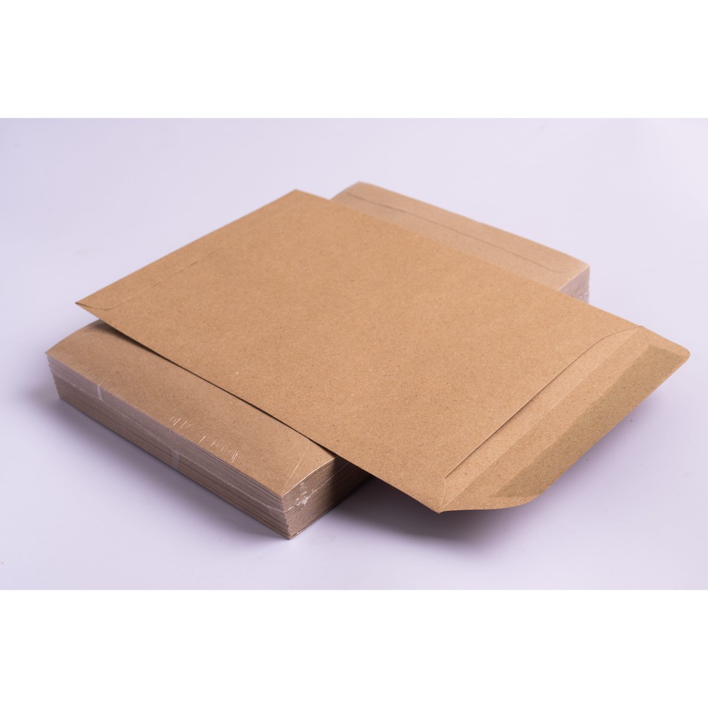 ซองเอกสาร A4 (9×12.75 นิ้ว) ซองจดหมายสีน้ำตาล (แพ็ค 250 ซอง) Puangsang ราคา ถูกที่สุด ดีลบีเคเค แกลเลอรีภาพที่ 6