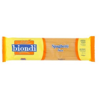 ฺBiondi บิออนดิ สปาเก็ตตี้ เบอร์ 4 (เส้นพาสต้า) 500g