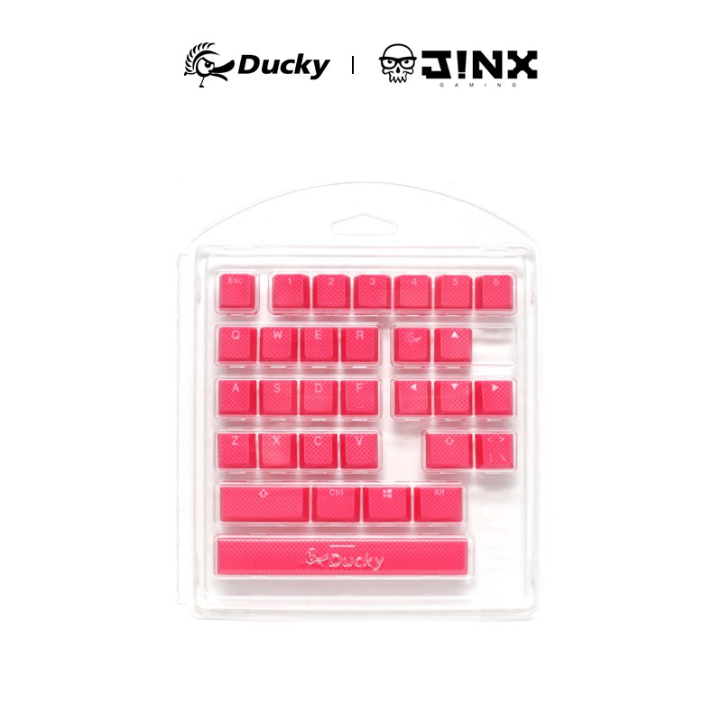 Ducky Rubber Keycap 31 Key - Red Color