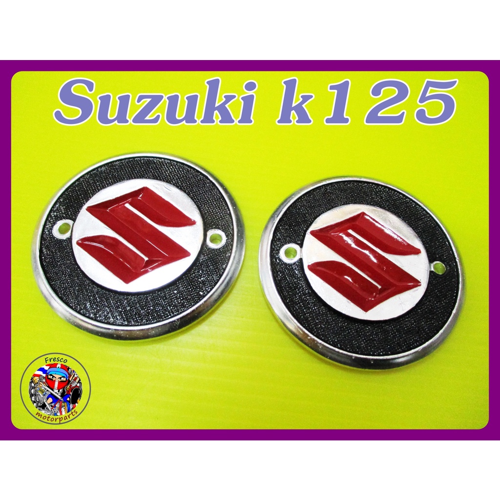 โลโก้ข้างถังน้ำมัน -  Suzuki K125 Fuel Tank Emblem Set