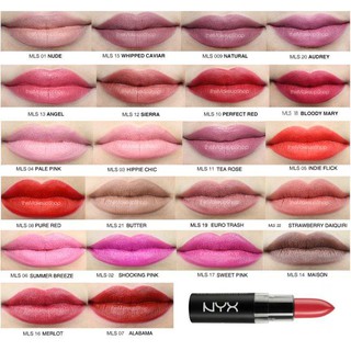 NYX Matte Lipstick  ลิปเนื้อแมตจากเมกา