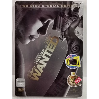 DVD 2 Disc Steel Book : Wanted (2008) ฮีโร่เพชฌฆาตสั่งตาย " James McAvoy, Morgan Freeman, Angelina Jolie "