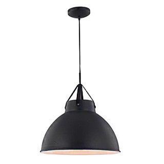 โคมไฟช่อ ไฟช่อ CARINI H-3808M-BK สีดำ/ขาว 1 หัว โคมไฟภายใน โคมไฟและหลอดไฟ LED PENDANT CARINI H-3808M-BK METAL BLACK/WHIT