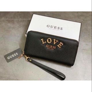 GUESS CONNER LARGE ZIP AROUND WALLET