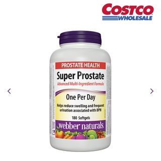 Webber Naturals Super Prostate Advanced Multi Ingredient Formula 180 Softgels (Canada)