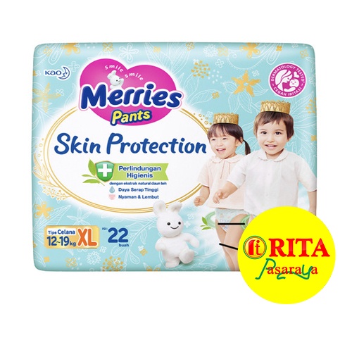 Merries Skin Protection Pampers Pants XL22