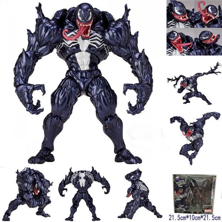 Marvel Spider Man Venom No.003 Revoltech Series PVC Action Figure Toy Gift