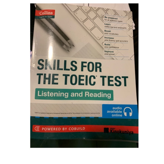 หนังสือสอบโทอิก skills for the TOEIC test by Collins
