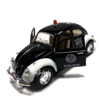 ✨โมเดลรถเหล็ก Volkswagen Classic Beetle (police) 1967✨โมเดลโบราณ - รถโฟล์คเต่า ตำรวจ