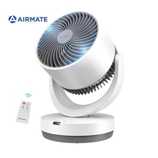 Airmate พัดลมระบายความร้อนเทอร์โบไฟฟ้า ขนาดเล็ก พร้อมรีโมตคอนโทรล CA15-R27 สําหรับสํานักงาน