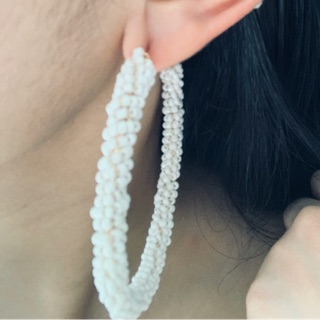 Beads earings (สินค้าถ่ายจากงานจริง)