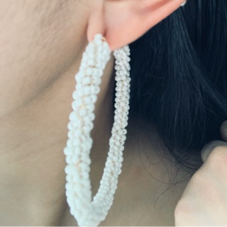 Beads earings (สินค้าถ่ายจากงานจริง)