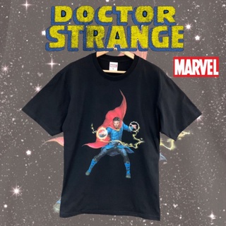 เสื้อยืดMarvel_ลิขสิทธิ์แท้ลายDr.Strangeสีดำ.(mvx044)