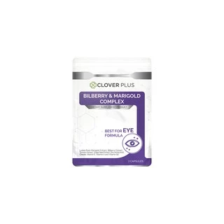 Clover Plus Bilberry and Marigold Complex สารสกัดจากบิลเบอร์รี และ ดอกดาวเรือง า (7 Capsules) (EXP 10/10/2569)