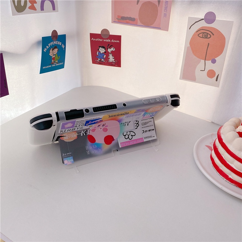 เคสซิลิโคน TPU แบบนิ่ม ลายการ์ตูนน่ารัก สําหรับ Nintendo Switch OLED