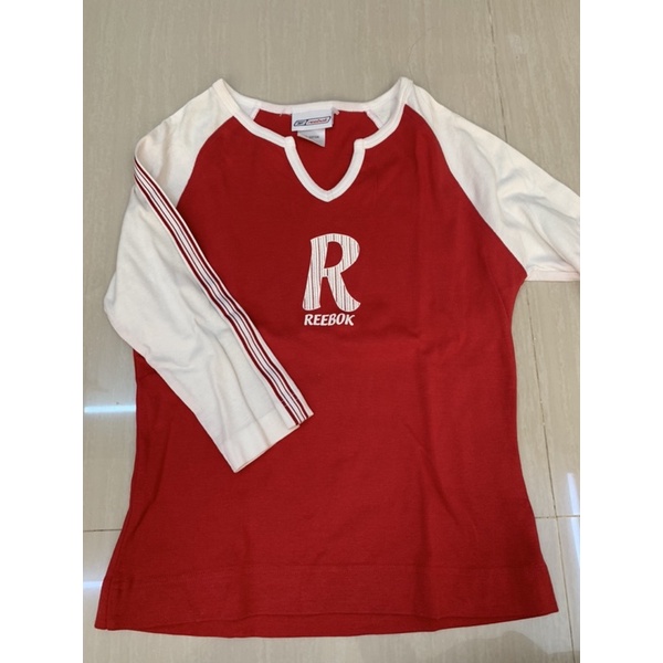 เสื้อแขนยาวผู้หญิง Reebok size M มีตำหนิ