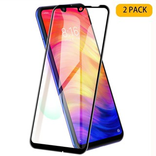 2PCS กระจก Xiaomi Redmi 7 Tempered Glass Full Cover Glue Glass Screen Protector กระจกครอบเต็ม ป้องกันหน้าจอ