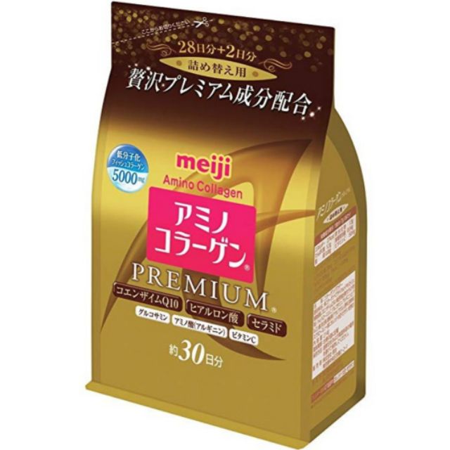 Meiji Amino Collagen Premium เมจิ​ คอลลาเจน​ แท้​ 100 %