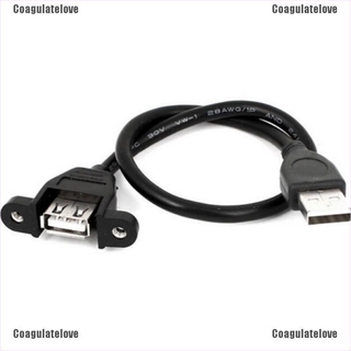 Coagulatelove.☪อุปกรณ์เมาท์ขาตั้งสกรูล็อค Usb 2.0 A Male To A Female ขนาด 60 ซม.