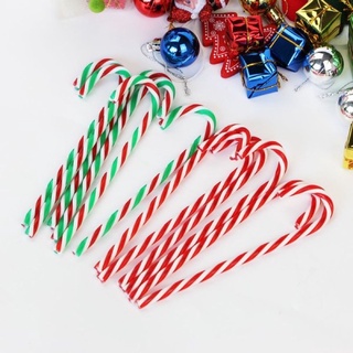 คริสต์มาส แคนดี้ พลาสติกแคนดี้เคน ไม้เท้า ตกแต่งต้นคริสต์มาส Plastic Candy Cane ChristmasTree Decoration