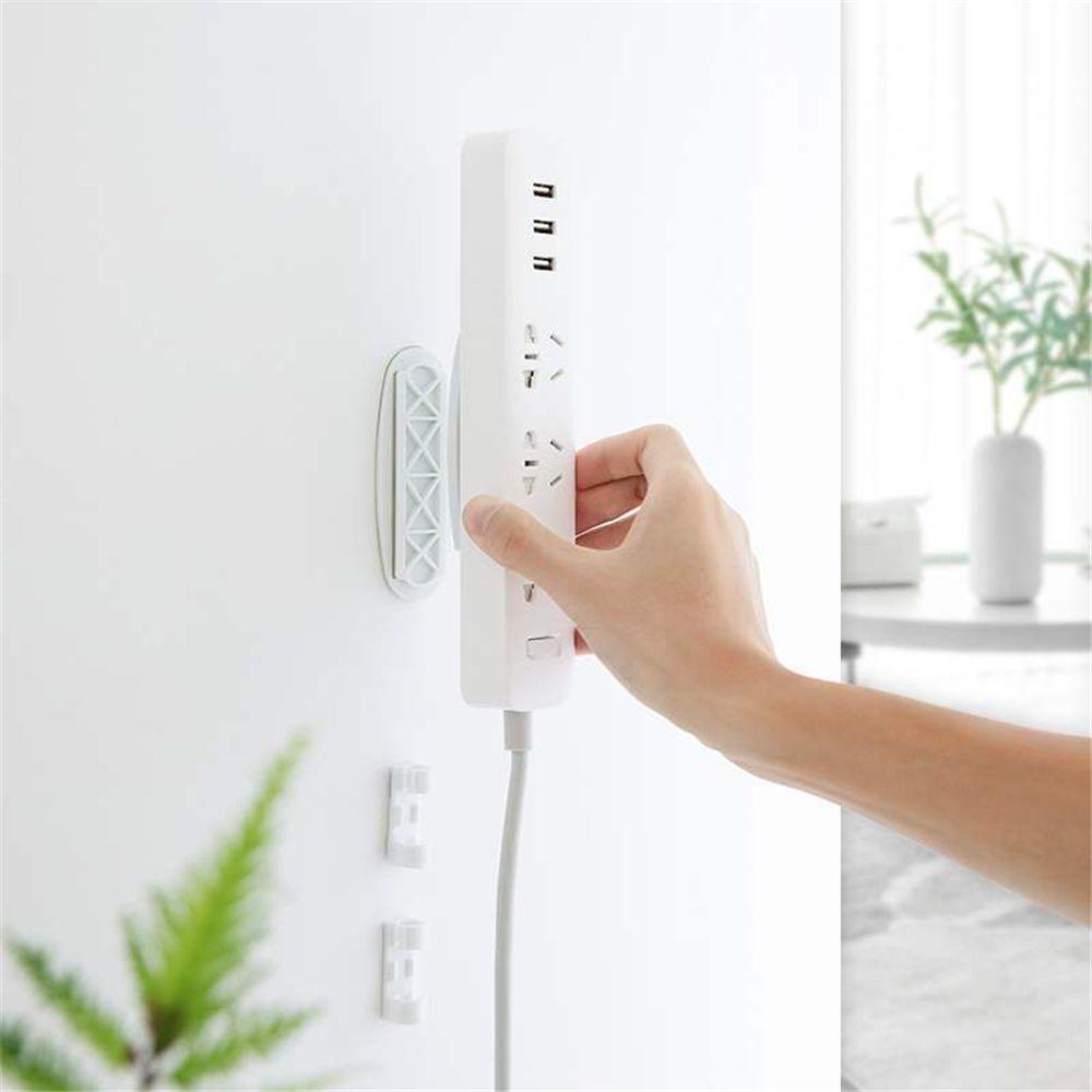 Winte ที่วางรางปลั๊กไฟ Gadget Home Decor ผู้ถือซ็อกเก็ตชั้นวางของ Self-Adhesive ติดผนัง - รูปที่ 7