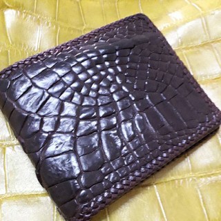 crocodile alligator wallet กระเป๋าสตางค์จระเข้ใแท้ใบสั้น