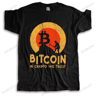 เสื้อยืดแขนสั้น พิมพ์ลาย Bitcoin Miner สไตล์วินเทจ สําหรับผู้ชายS-5XL