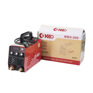 KKO ตู้เชื่อม Inverter IGBT  MMA-600 รุ่นใหม่ 3 ปุ่ม ตู้เชื่อมไฟฟ้า เครื่องเชื่อม บอร์ดญี่ปุ่นแท้ พร้อมสายเชื่อมและสายดิ