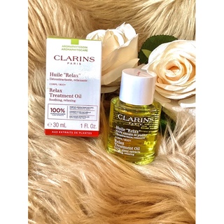 น้ำมันนวด บำรุงผิว บอดี้ออย Clarins Relax Body Treatment Oil