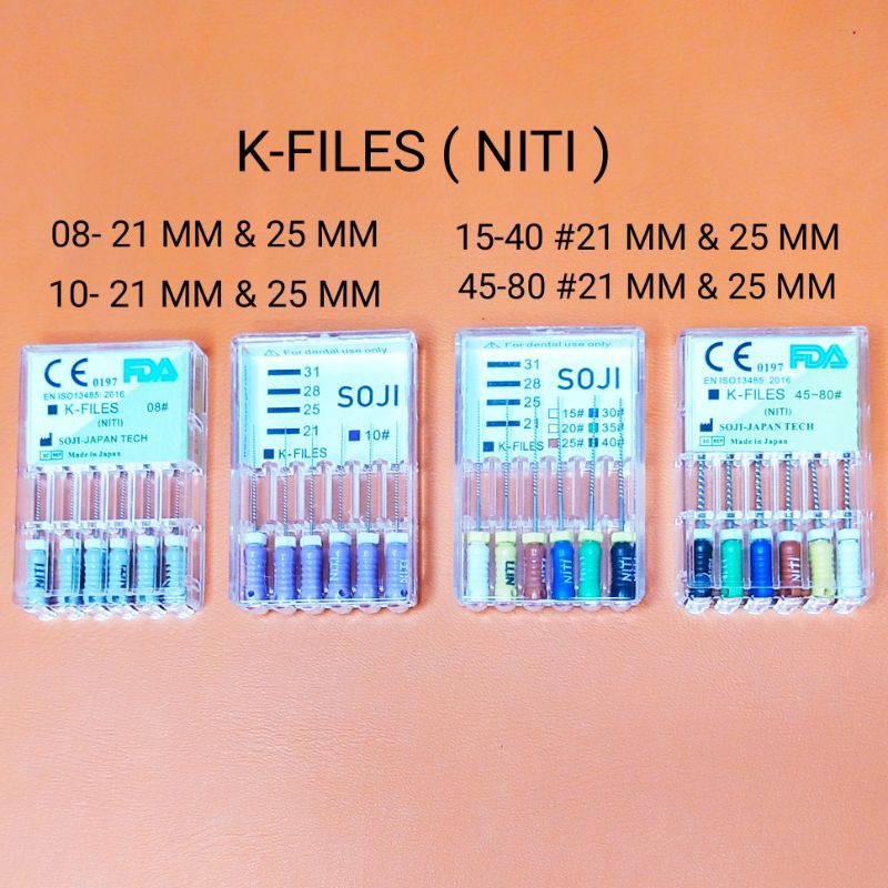 Niti KFILE K-FILE NICKEL TITANIUM ENDOFILE