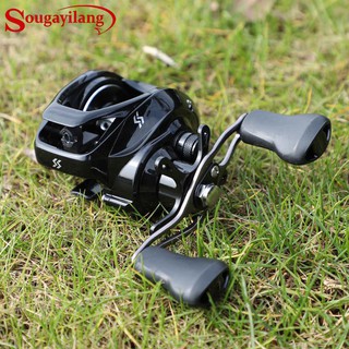 Sougayilang Baitcasting Reels 12 + 1BB 7.2: 1 ซ้าย / ขวามือด้านหน้าลากปั่นรอกตกปลาหล่อรีล